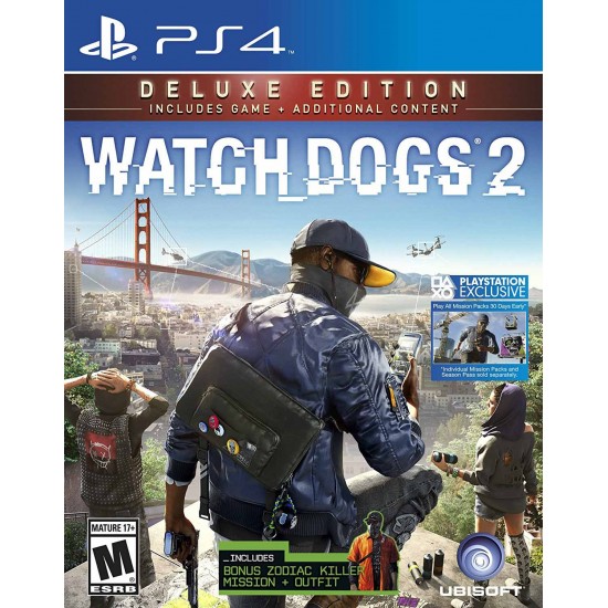 Watch Dogs 2: Deluxe Edition  - PlayStation 4 