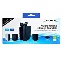  Dobe Multifunctional Storage Stand Kit For Ps4 Pro Ps4 slim ps4 and Xbox one S 