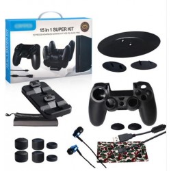 15 in 1 super kit for PlayStation 4 Slim PS4 Pro Gaming Kit