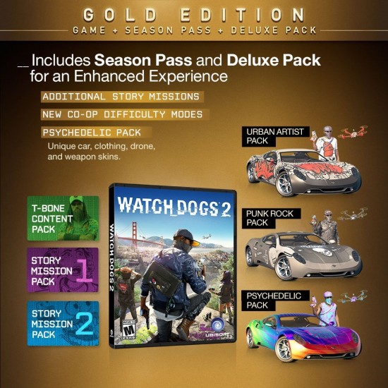 Watch Dogs 2 Gold Edition- PlayStation 4