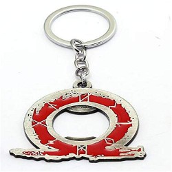 FITIONS - God of War 4 Keychains Kratos Logo Metal 