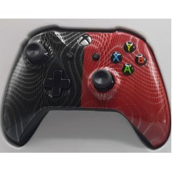 Xbox One S Controller New Custom Black & Red Snake