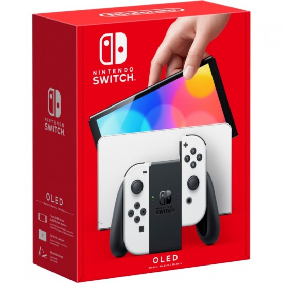کپی خور-Nintendo Switch OLED Model with White Joy-Con