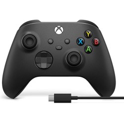 Xbox Wireless Controller with USB-C Cable - New Series - Carbon Black