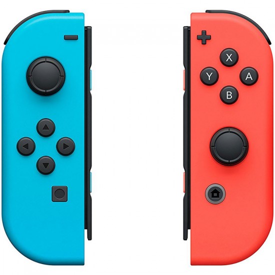 Nintendo Switch OLED Model with Neon Blue and Neon Red Joy-Con