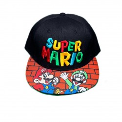 کلاه لبه دار گیمینگ طرح Super Mario 
