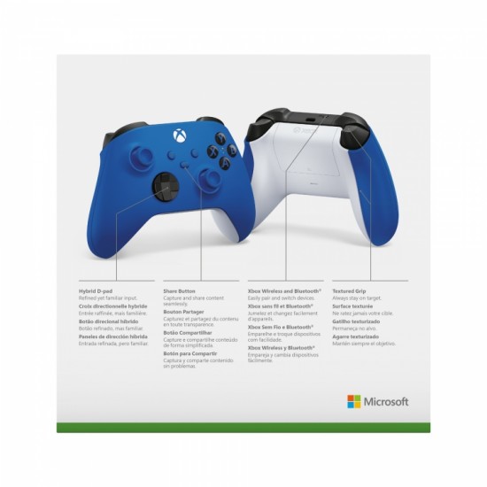 Xbox Wireless Controller - New Series - Shock Blue
