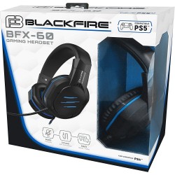 Blackfire BFX-60 Gaming Headset for PS5 PS4 - Black
