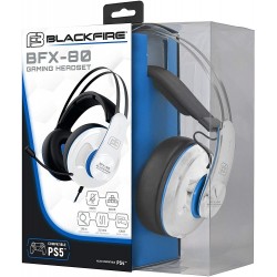 Blackfire BFX-80 Gaming Headset for PS5 PS4 - White