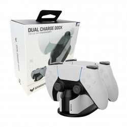 SparkFox Dual Charge Dock with Adapter for PlayStation 5