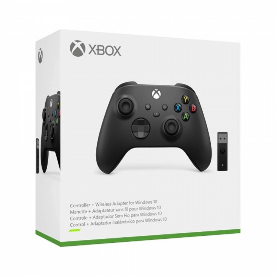 قیمت Xbox Wireless Controller with Adapter for windows 10 - New Series - Carbon Black