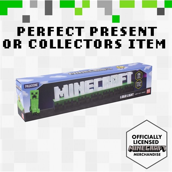 قیمت Paladone Minecraft Logo Light - Light Modes - Officially Licensed